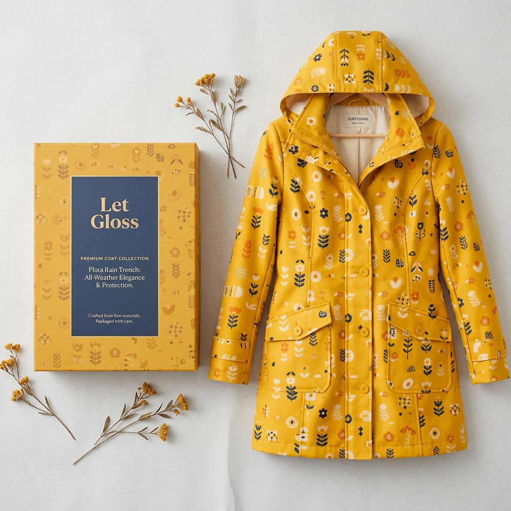The Plora Rain Trench – Premium Coat Collection