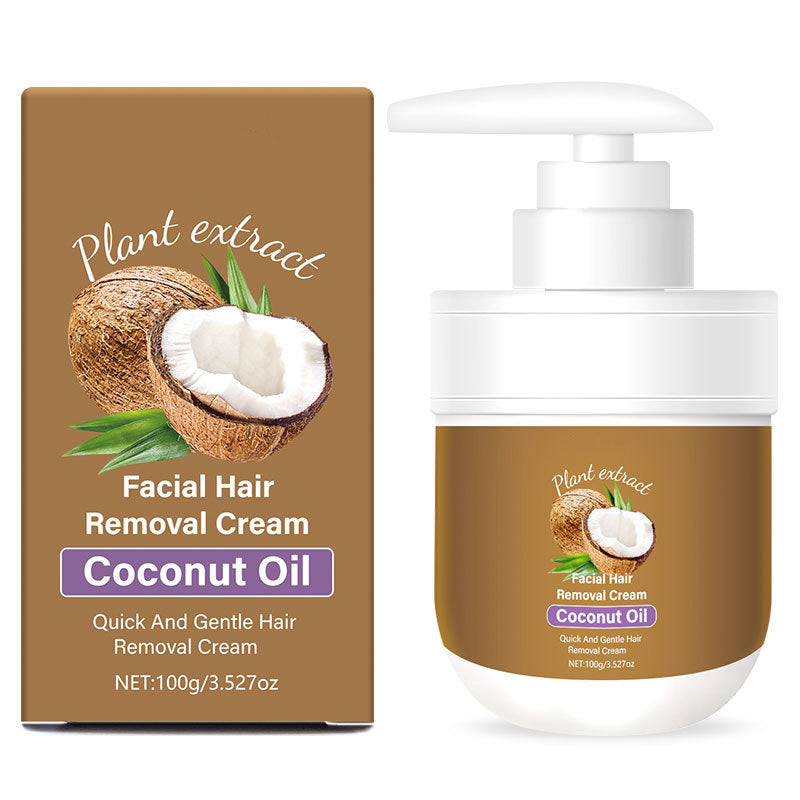🔥Last Day 50% OFF🔥 Gentle Coconut Oil Hair Removal Cream