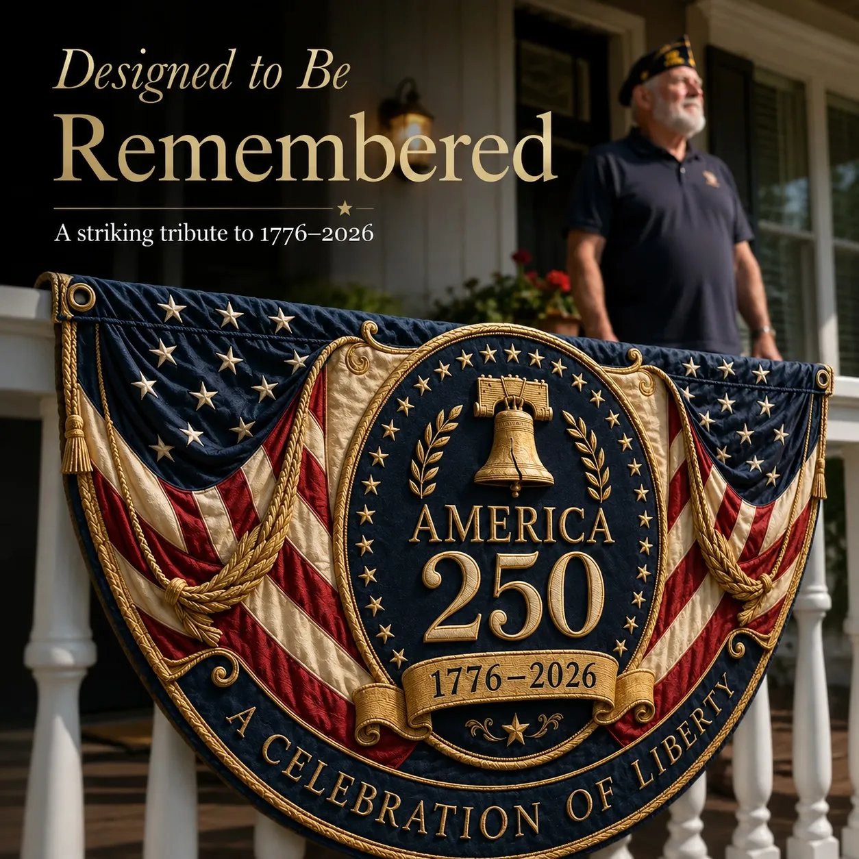 🇺🇸America 250 Fan Bunting Flag A Celebration of Liberty. Heritage. and American Pride 🇺🇸