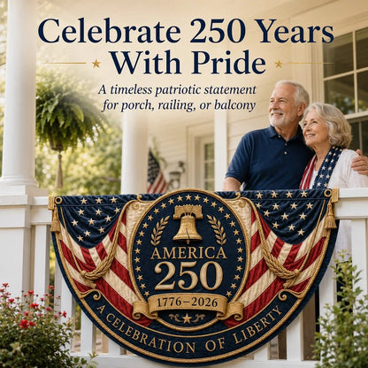 🇺🇸America 250 Fan Bunting Flag A Celebration of Liberty. Heritage. and American Pride 🇺🇸