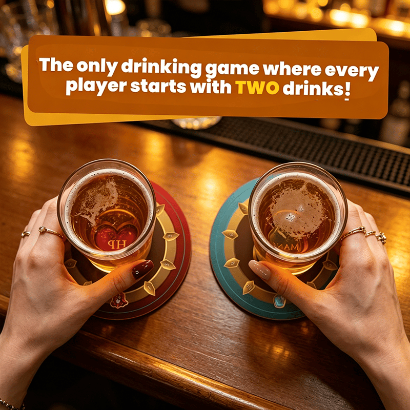 🧙‍♂️Wizards Tavern – Chaotic Fantasy Drinking Game – D&D Themed Party Fun with Dice & Spells 🍺