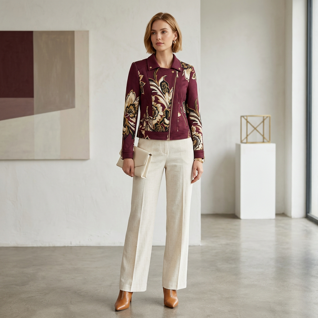 The Botanical Biker Jacket – Collection 2024