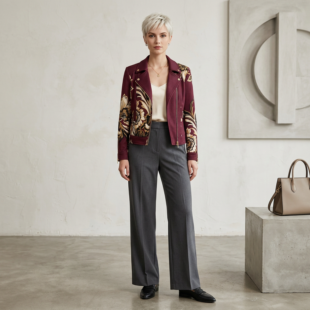 The Botanical Biker Jacket – Collection 2024