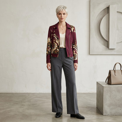 The Botanical Biker Jacket – Collection 2024