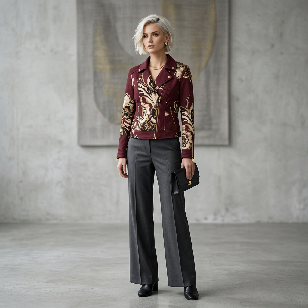 The Botanical Biker Jacket – Collection 2024