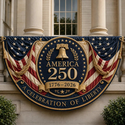 🇺🇸America 250 Fan Bunting Flag A Celebration of Liberty. Heritage. and American Pride 🇺🇸