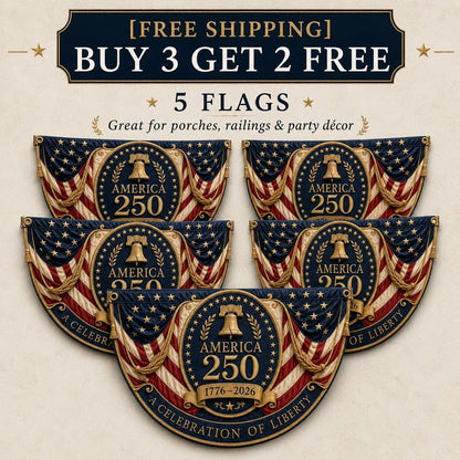 🇺🇸America 250 Fan Bunting Flag A Celebration of Liberty. Heritage. and American Pride 🇺🇸