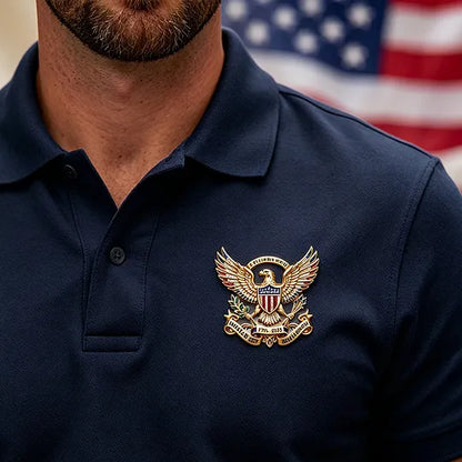US 250th Anniversary Bald Eagle Brooch Pin — Celebrate 250 Years of American Freedom (1776–2026)