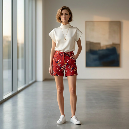 The Daily Patterned Shorts – Premium Apparel