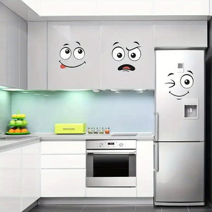 🔥Hot Sale 49% off🌟🎭 4pcs Interesting Cartoon Face Stickers