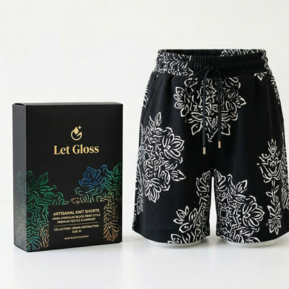 The Artisanal Knit Shorts – Urban Abstraction Collection