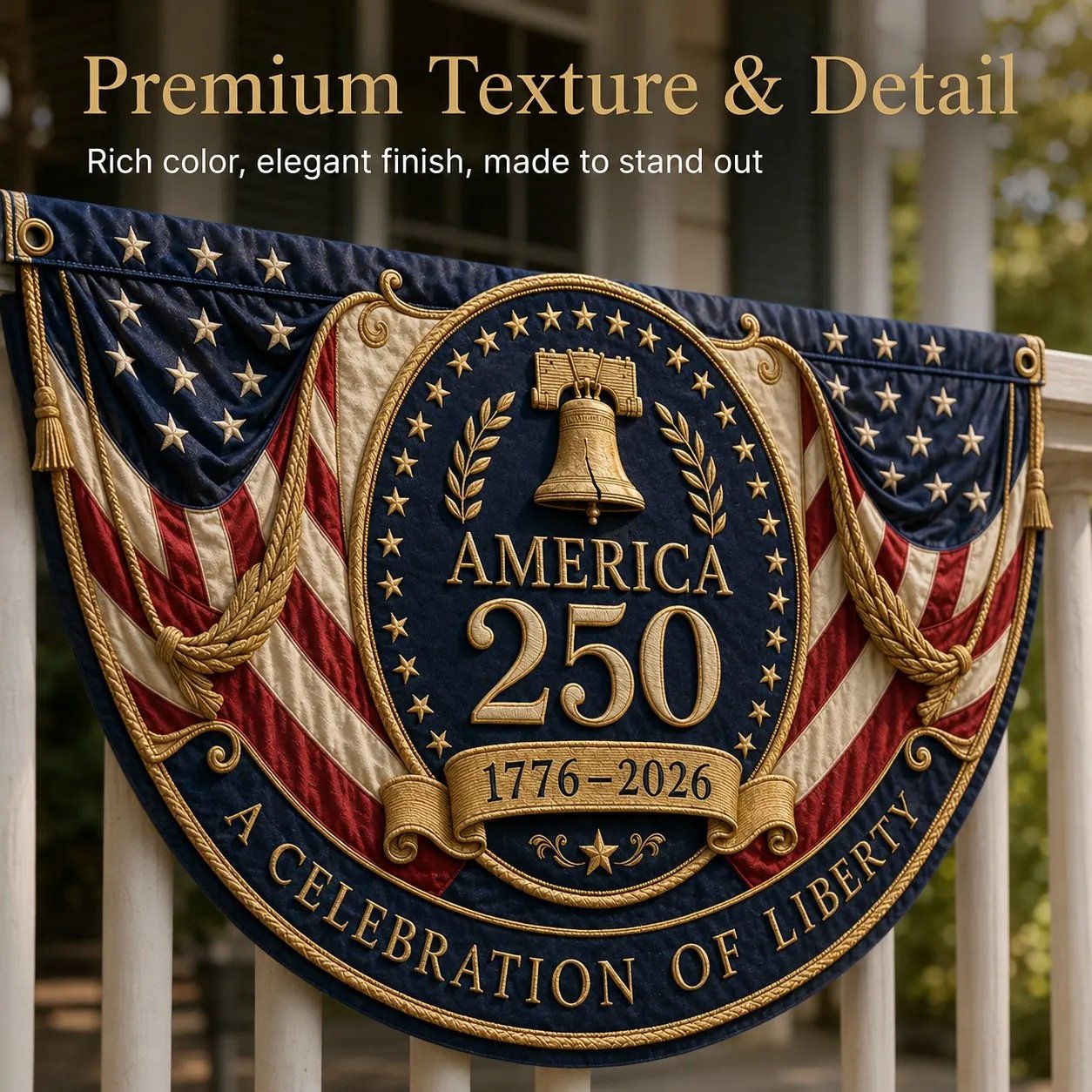 🇺🇸America 250 Fan Bunting Flag A Celebration of Liberty. Heritage. and American Pride 🇺🇸